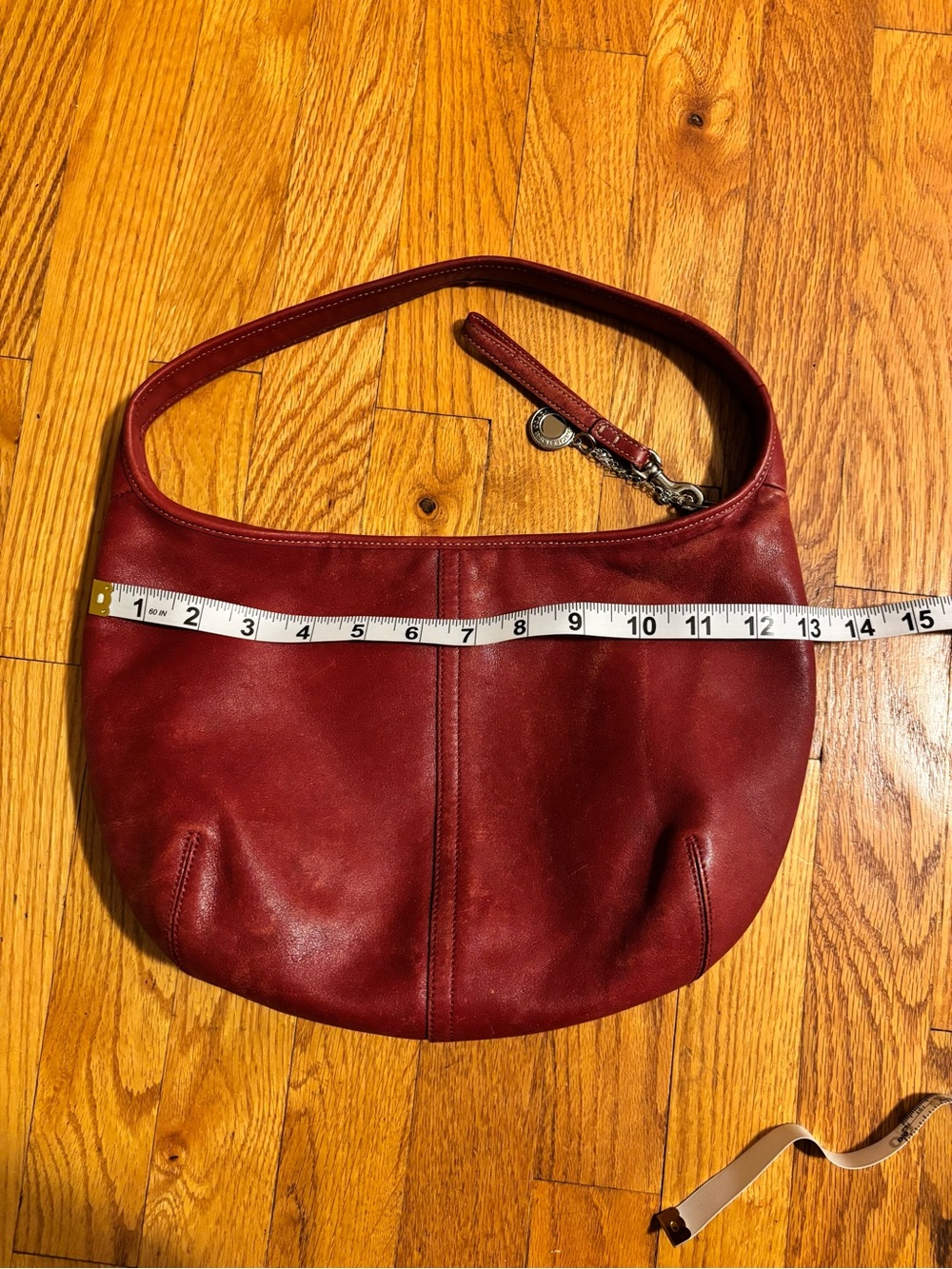 Red Vintage Coach Ergo Hobo Shoulder Bag y2k - Picture 2 of 6